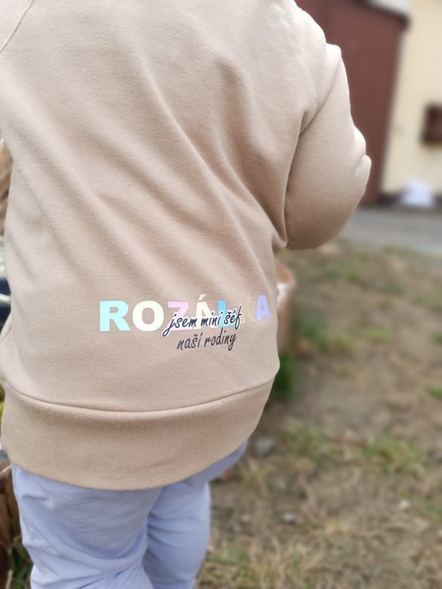 Mikina s raglánovými rukávy - Velikost: 74
