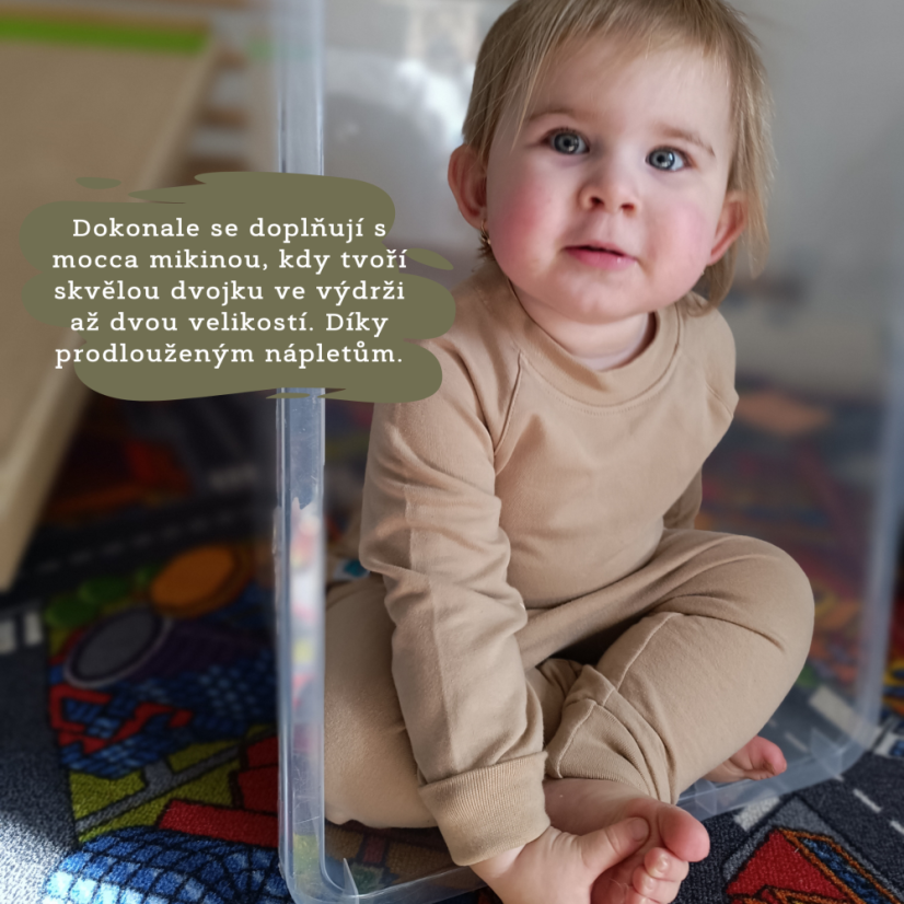 Polodupačky mocca - Velikost: 80