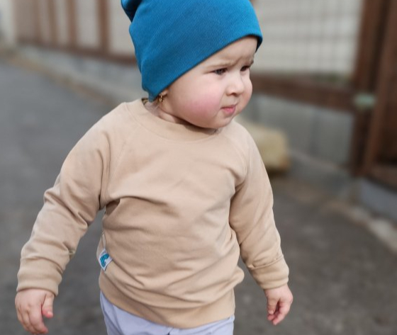 Mikina s raglánovými rukávy - Velikost: 80